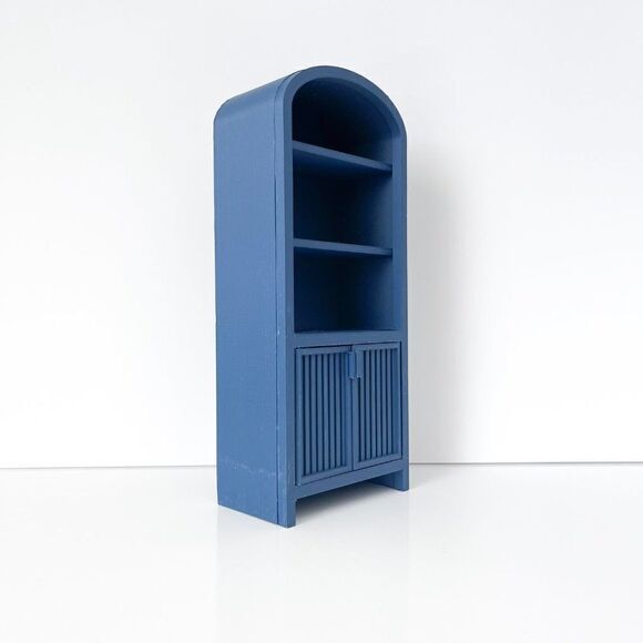 Armoire for Dolls 1:6 Scale Navy Blue Furniture 12” Barbie Integrity Blythe - Picture 5 of 7